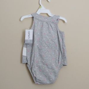 Carter's One Pieces - *B2G1* Carters Baby Girl Cat Onesie Romper NWT Carter's One Pieces - *B2G1* Carters Baby Girl Cat Onesie Romper NWT